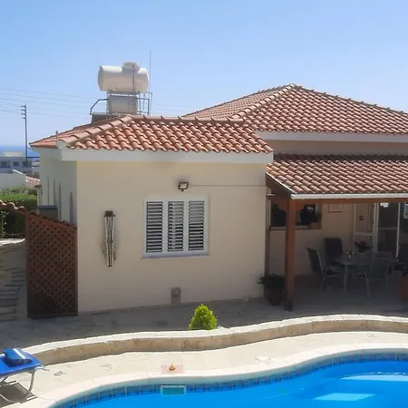 Villa Holiday- Breathtaking Sea Views, Amazing Garden, Private Pool, Bbq, Next To Coral Bay, Lower Peyia, Paphos Pegeia