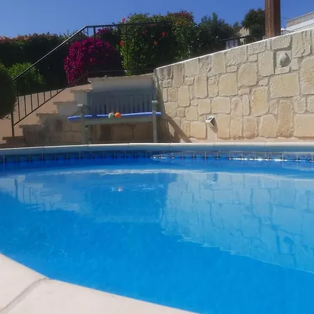 Villa Holiday- Breathtaking Sea Views, Amazing Garden, Private Pool, Bbq, Next To Coral Bay, Lower Peyia, Paphos