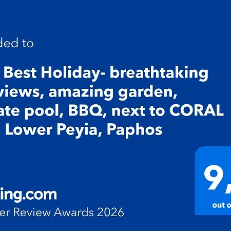 Sea View Private Pool Near Coral Bay With Garden And Bbq Villa *