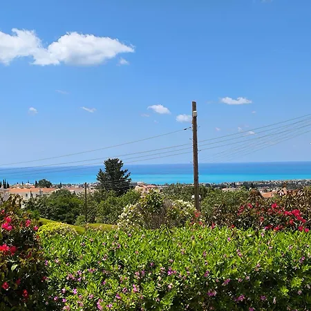 Villa Sea View Private Pool Near Coral Bay With Garden And Bbq Peyia