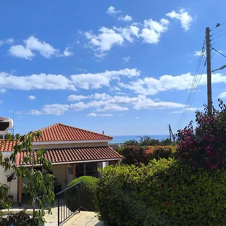 Villa Sea View Private Pool Near Coral Bay With Garden And Bbq Peyia