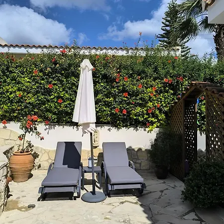 Sea View Private Pool Near Coral Bay With Garden And Bbq Peyia