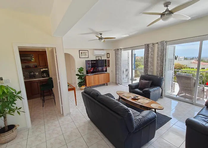 Holiday- Breathtaking Sea Views, Amazing Garden, Private Pool, Bbq, Next To Coral Bay, Lower Peyia, Paphos * Pegeia